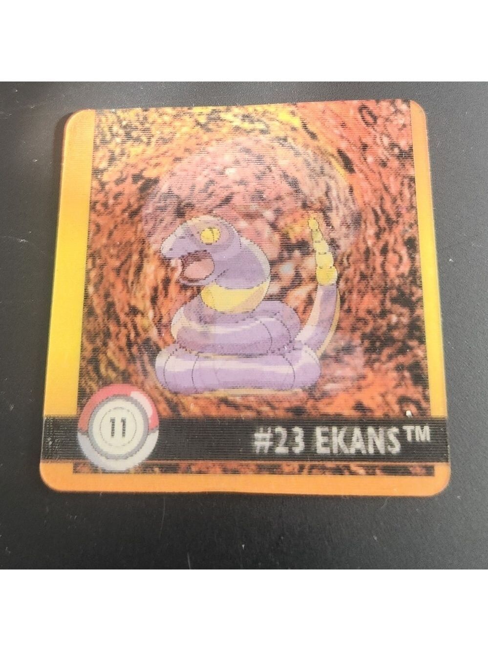 1999 Artbox Pokemon Action Flipz Premier Edition #11 Ekans-Arbok NM
